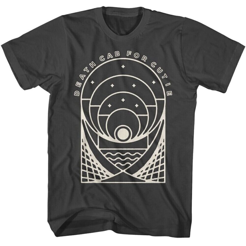 Death Cab For Cutie Post Modern Rock Band Tour T-Shirt .
